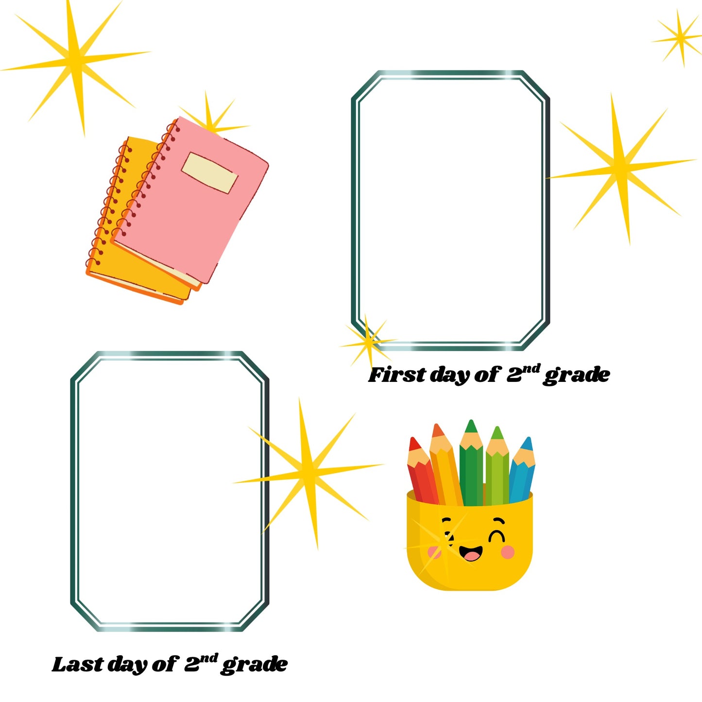 Elementary school memory book pages 12x12 size