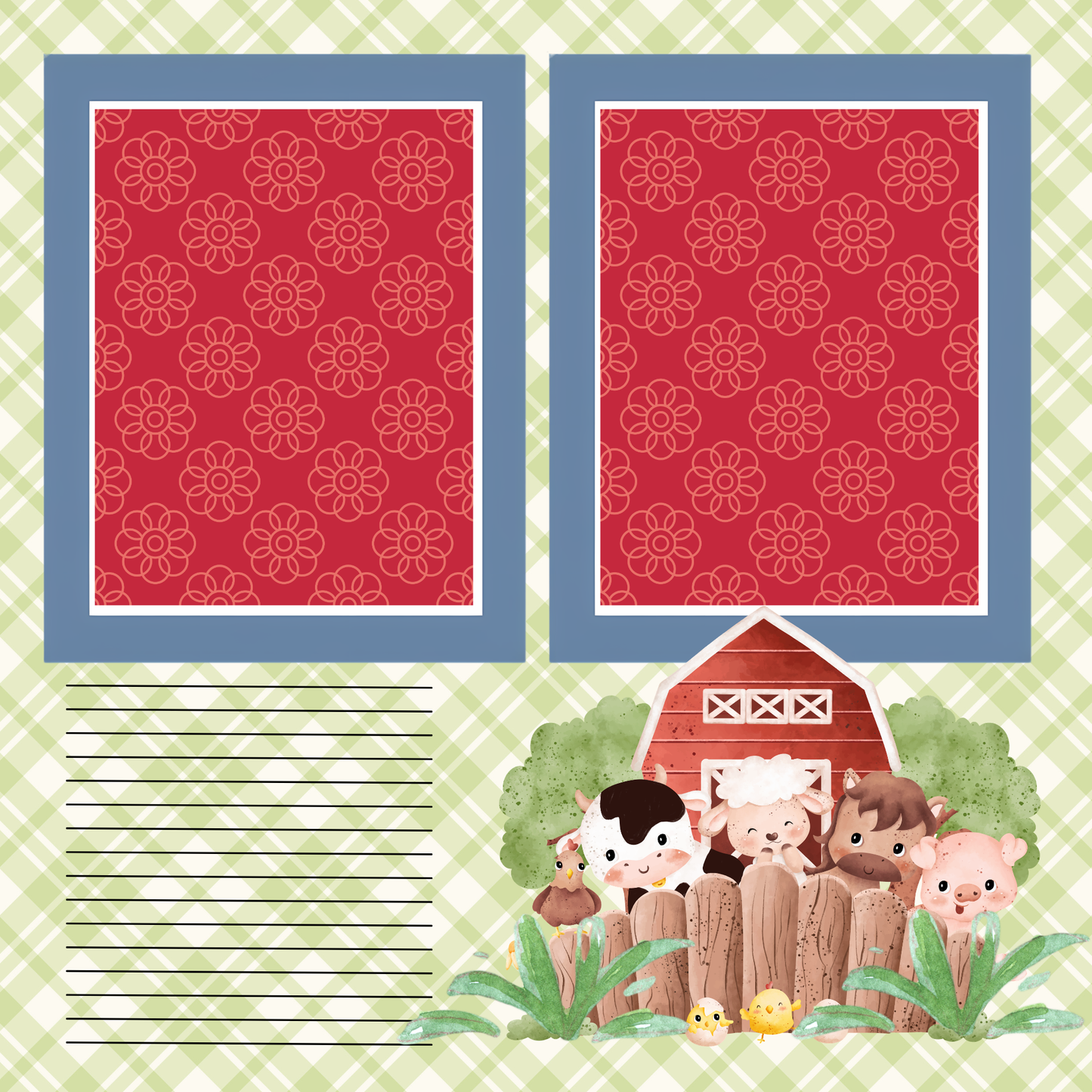 L'll Buckaroo 8x8 memory album
