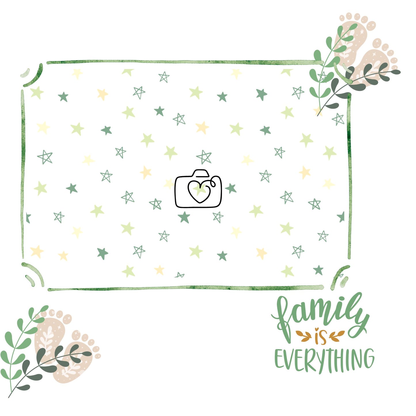 Baby Boy 1st year memory album pages 12x12 size