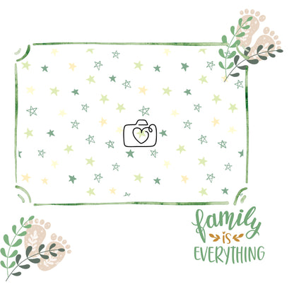Baby Boy 1st year memory album pages 12x12 size