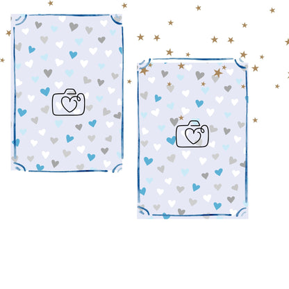 Baby Boy 1st year memory album pages 12x12 size
