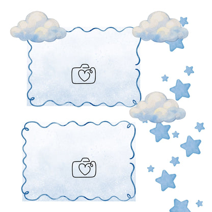 Baby Boy 1st year memory album pages 12x12 size