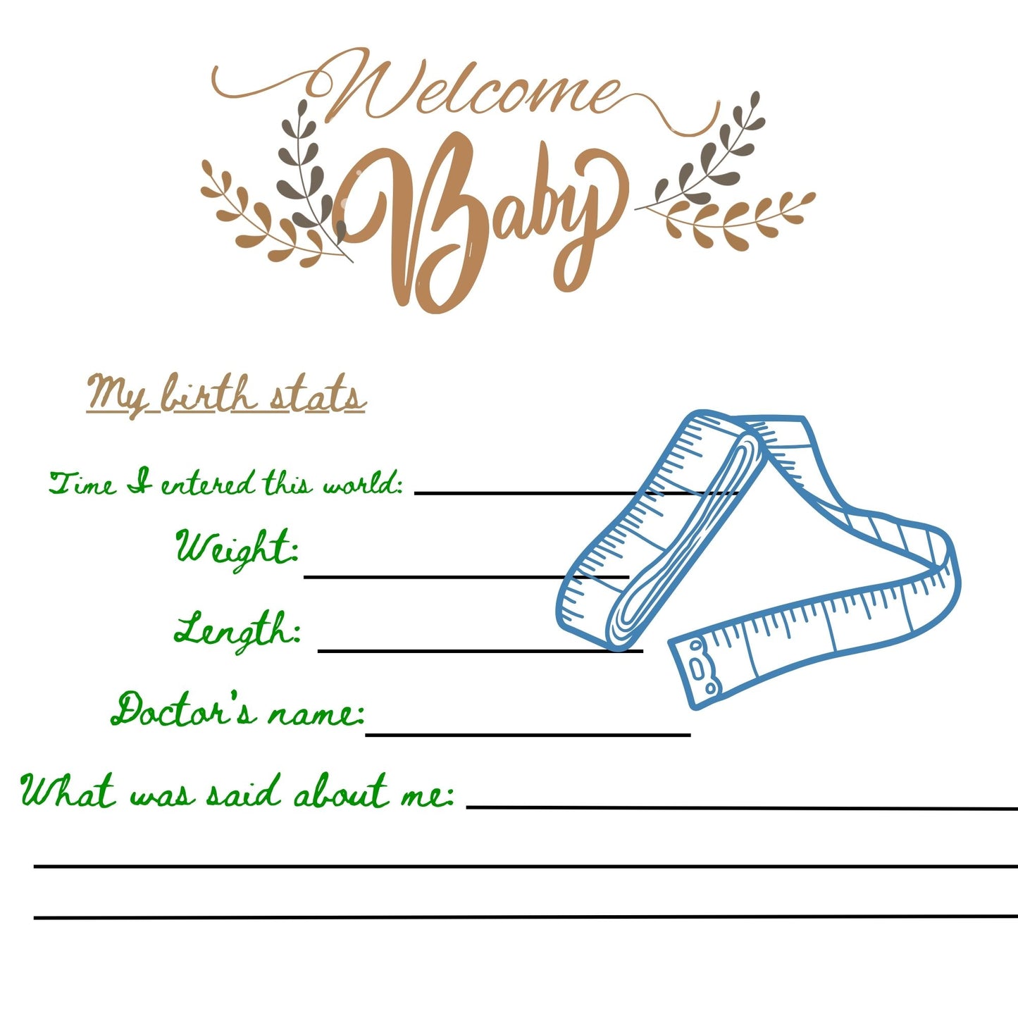 Baby Boy 1st year memory album pages 12x12 size
