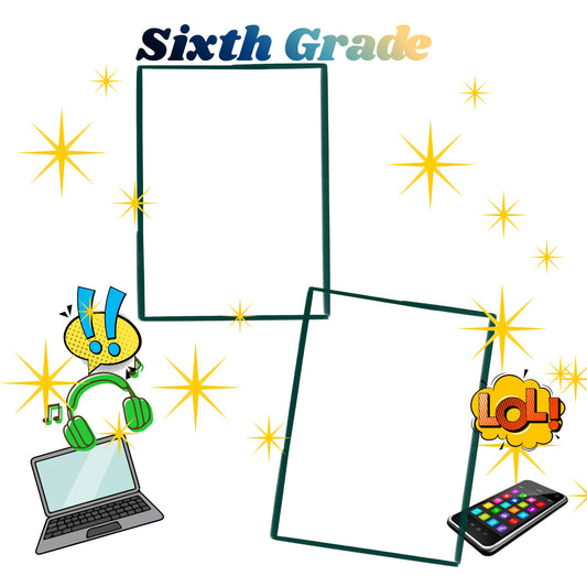 Middle school memory album pages 12x12 size