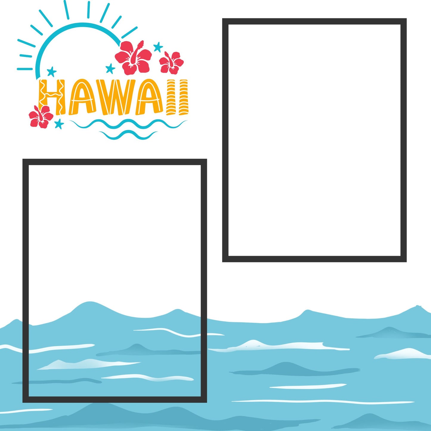 8X8 Hawaiian vacation memory album