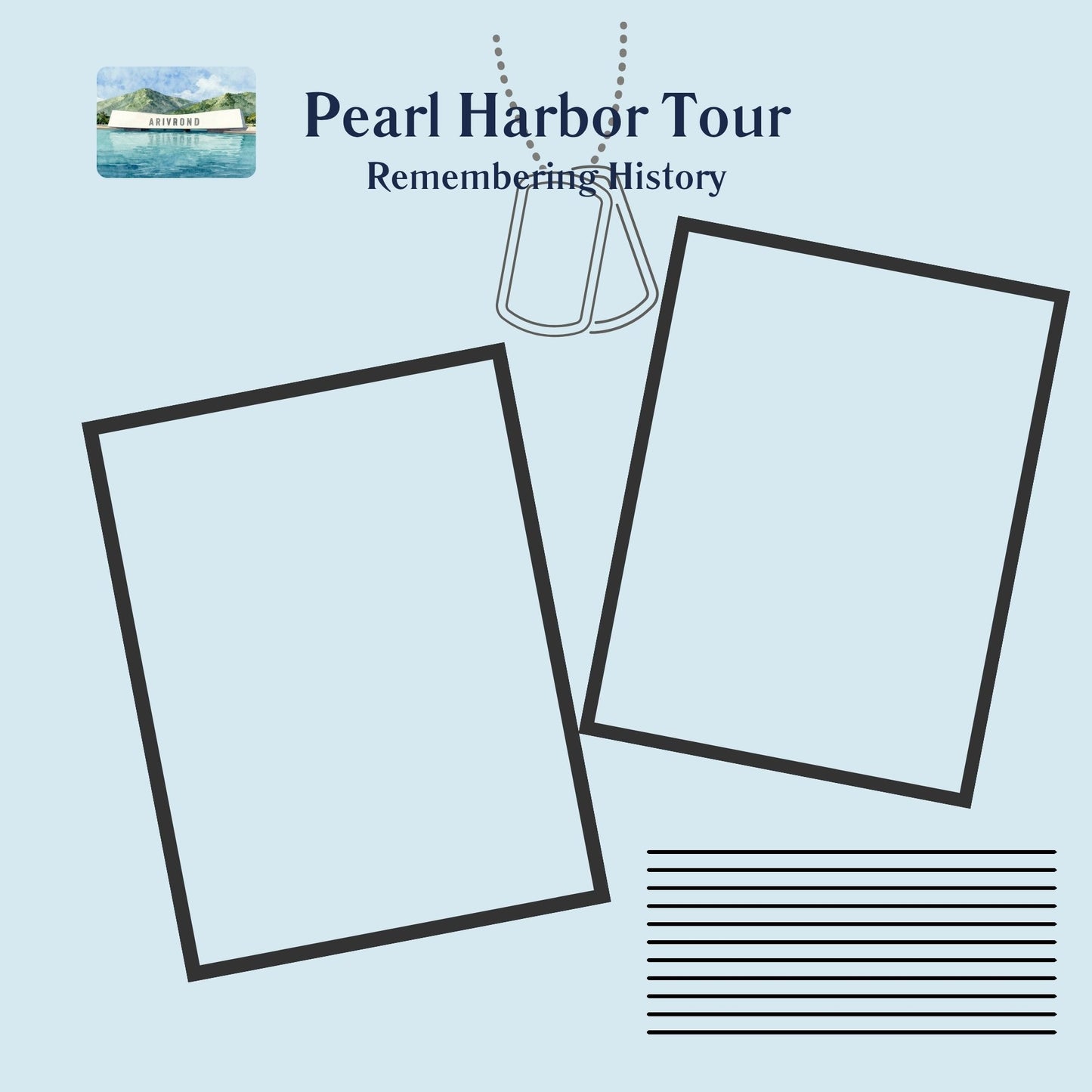 8X8 Hawaiian vacation memory album