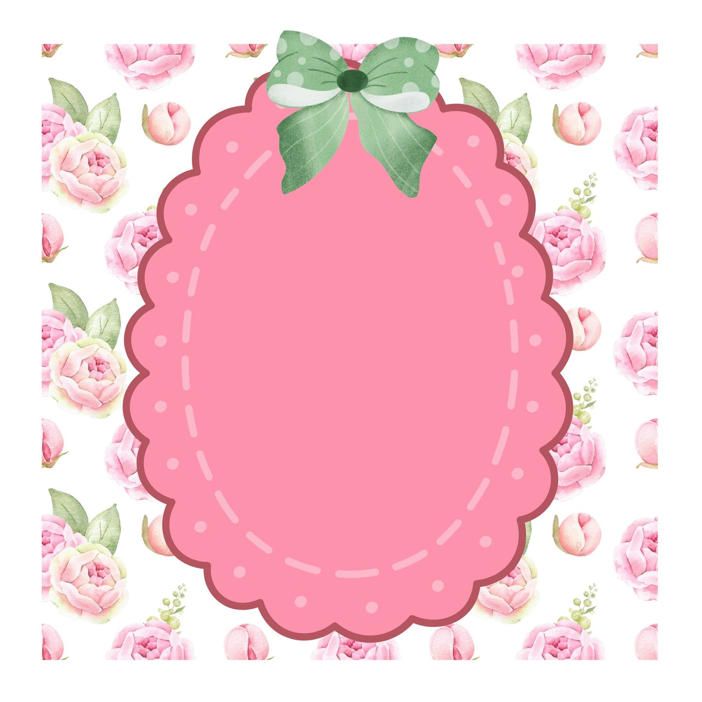 Pink elephant baby memory album 8x8