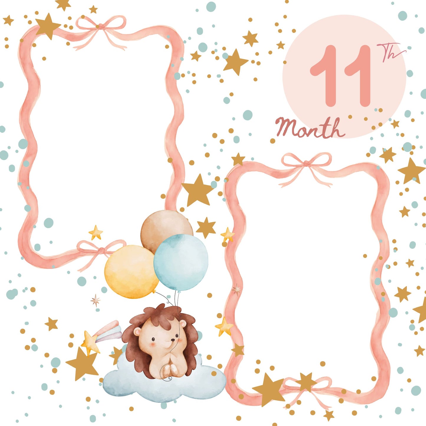 Baby girl memory album pages 12x12 size