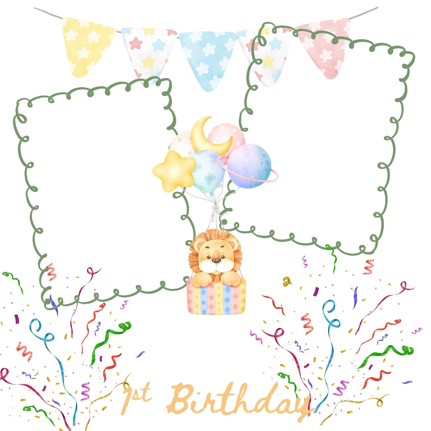 Baby girl memory album pages 12x12 size