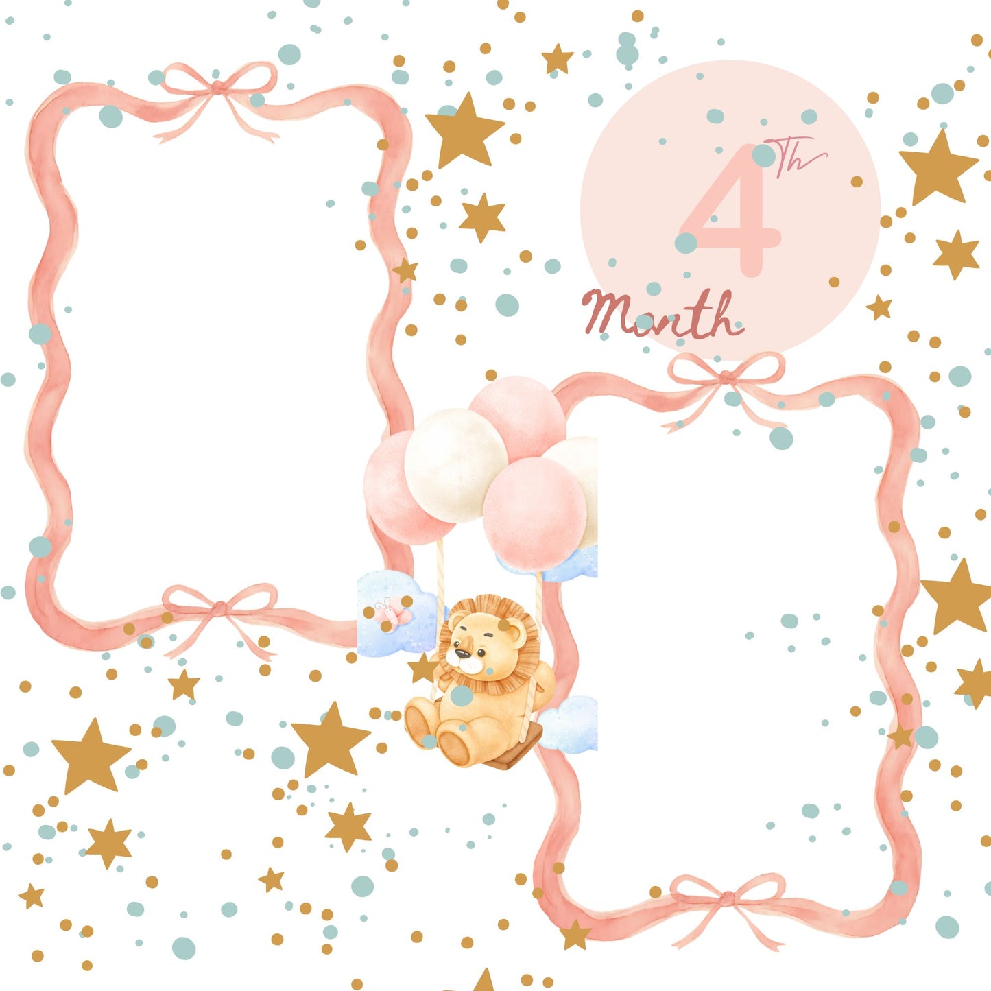 Baby girl memory album pages 12x12 size