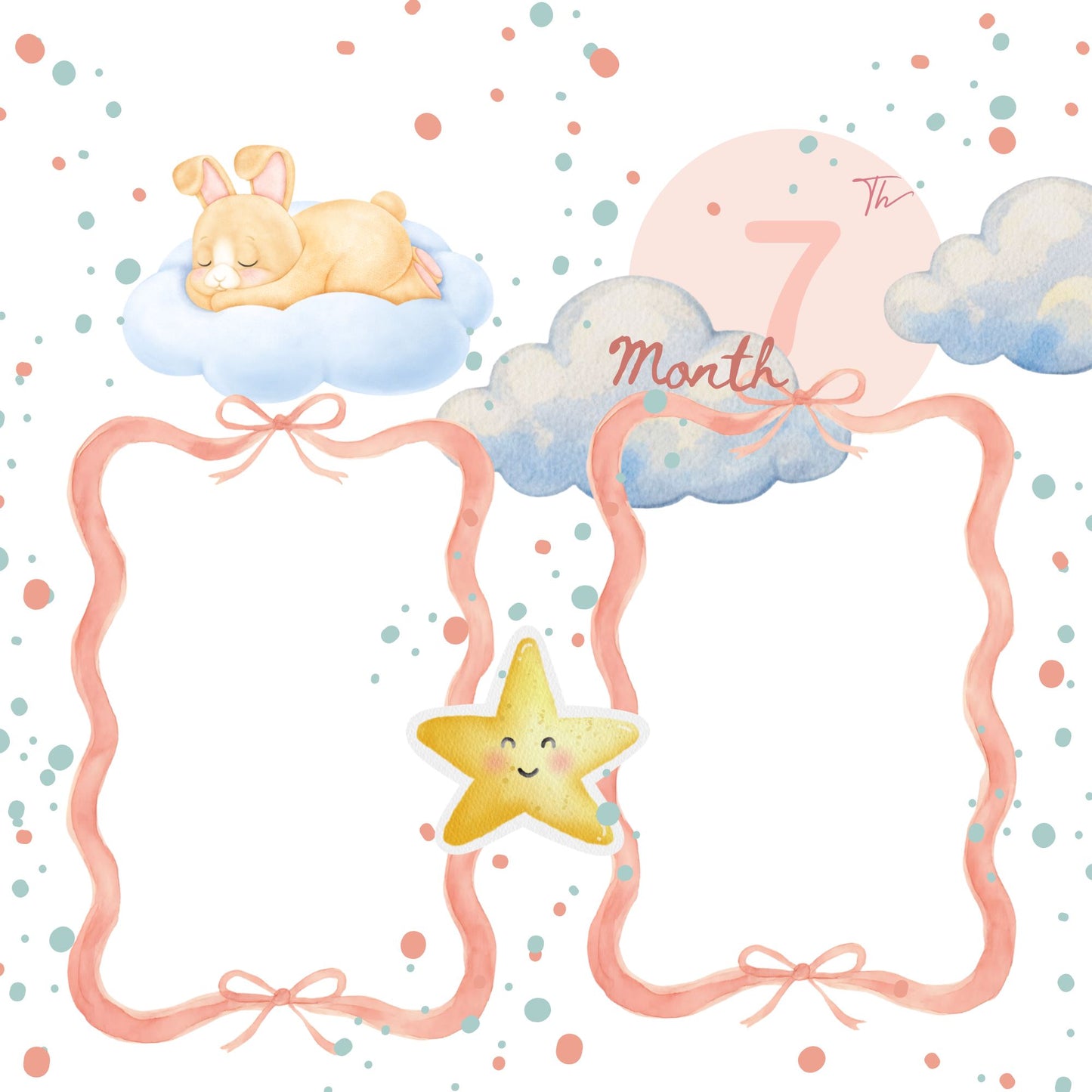 Baby girl memory album pages 12x12 size