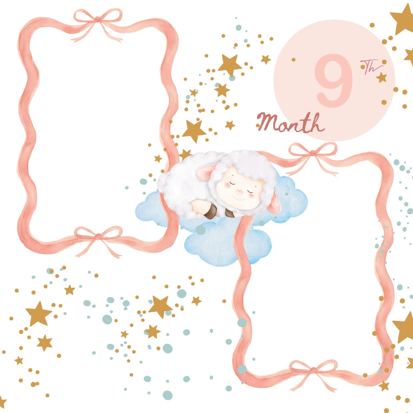 Baby girl memory album pages 12x12 size