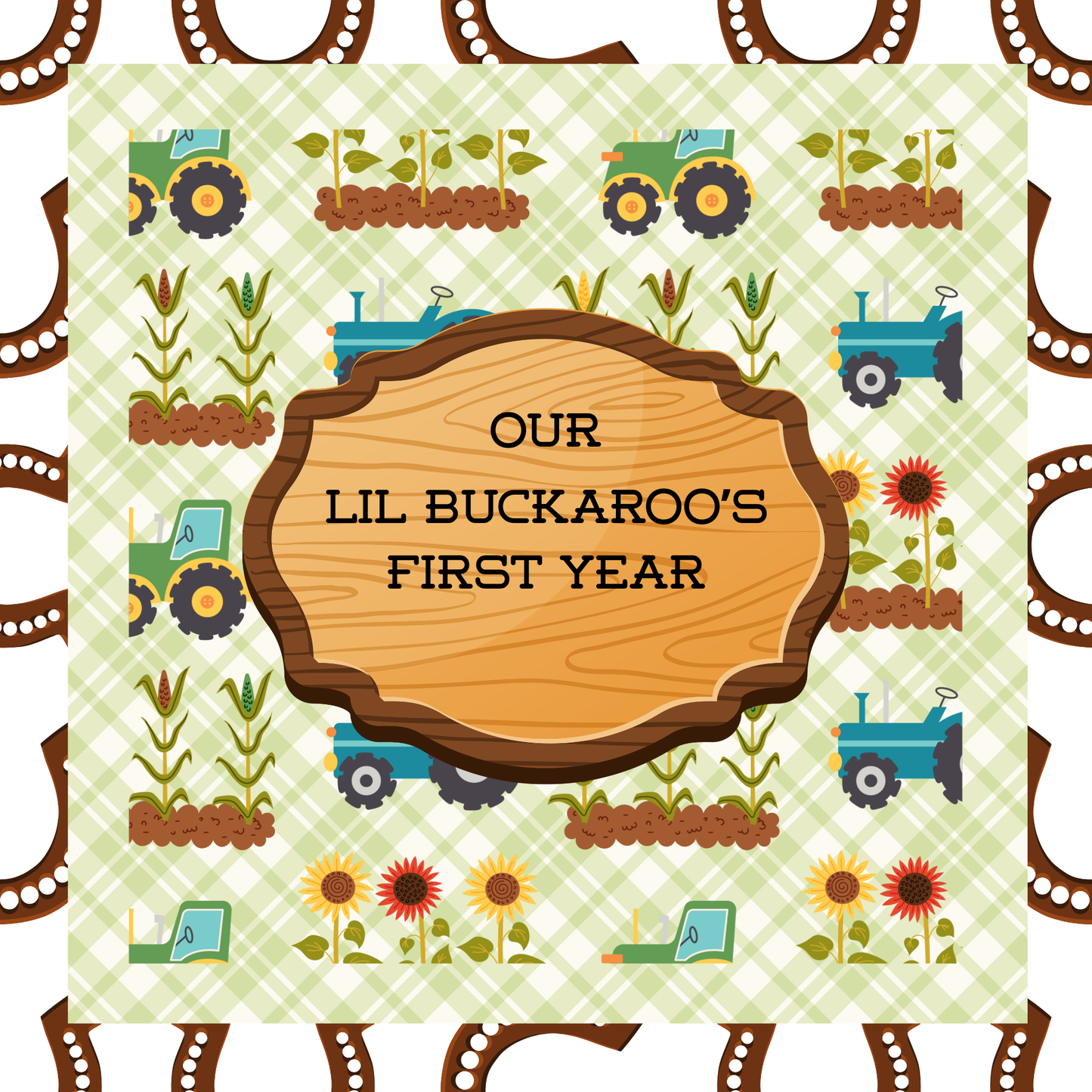 L'll Buckaroo 8x8 memory album
