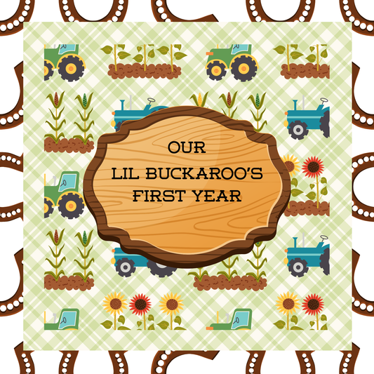 L'll Buckaroo 8x8 memory album