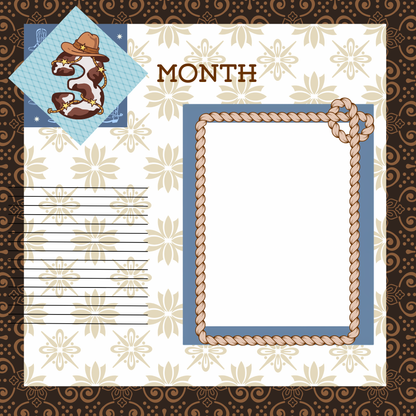 L'll Buckaroo 8x8 memory album
