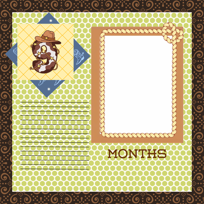L'll Buckaroo 8x8 memory album