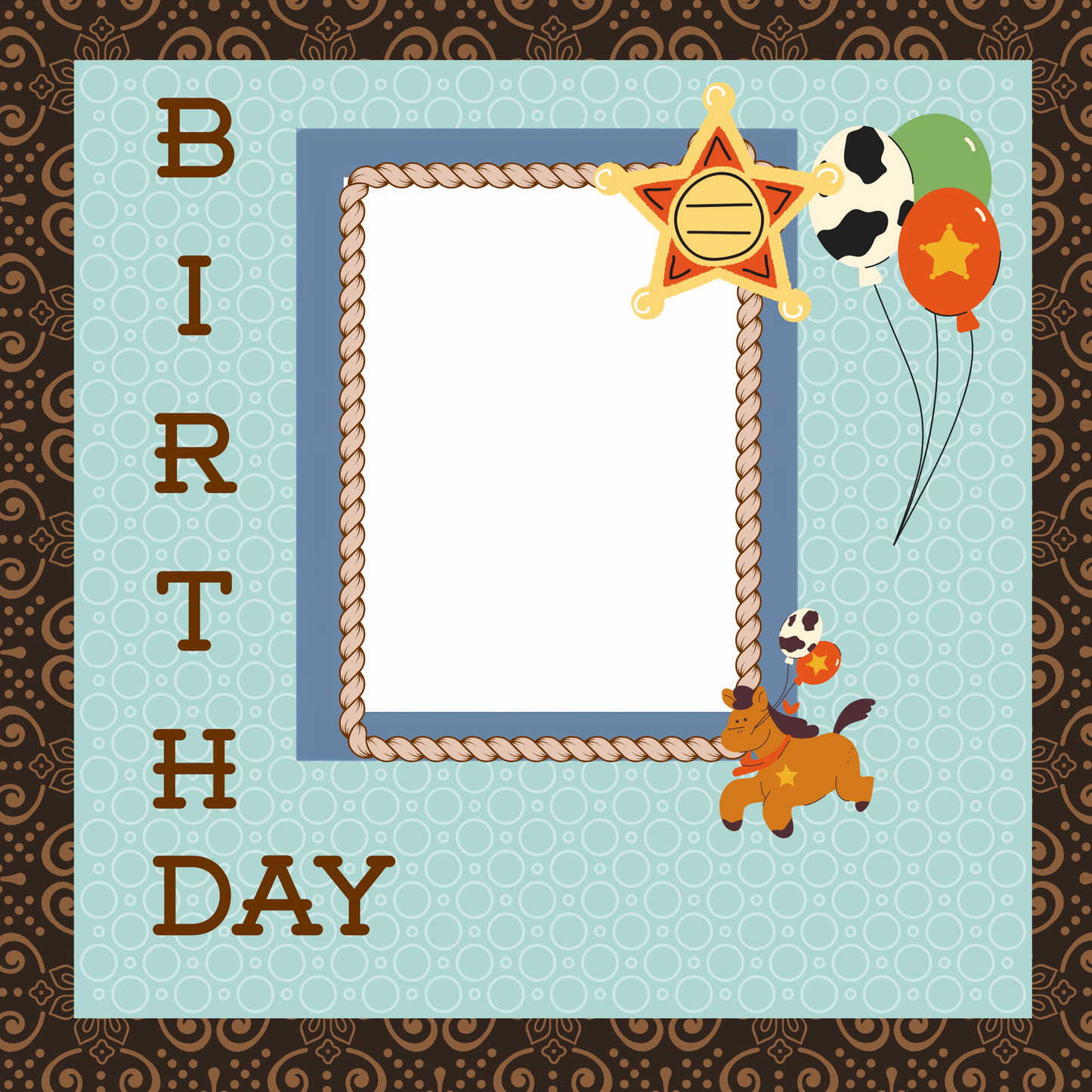 L'll Buckaroo 8x8 memory album