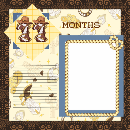 L'll Buckaroo 8x8 memory album