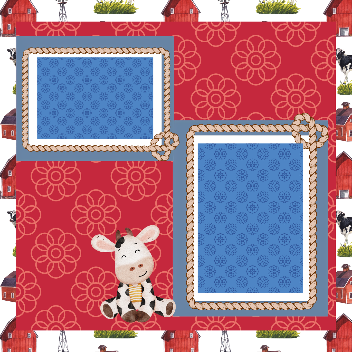 L'll Buckaroo 8x8 memory album