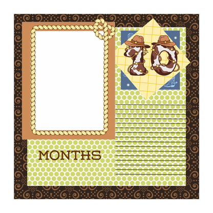 L'll Buckaroo 8x8 memory album