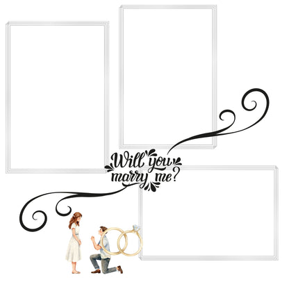 silver/grey wedding album 12x12