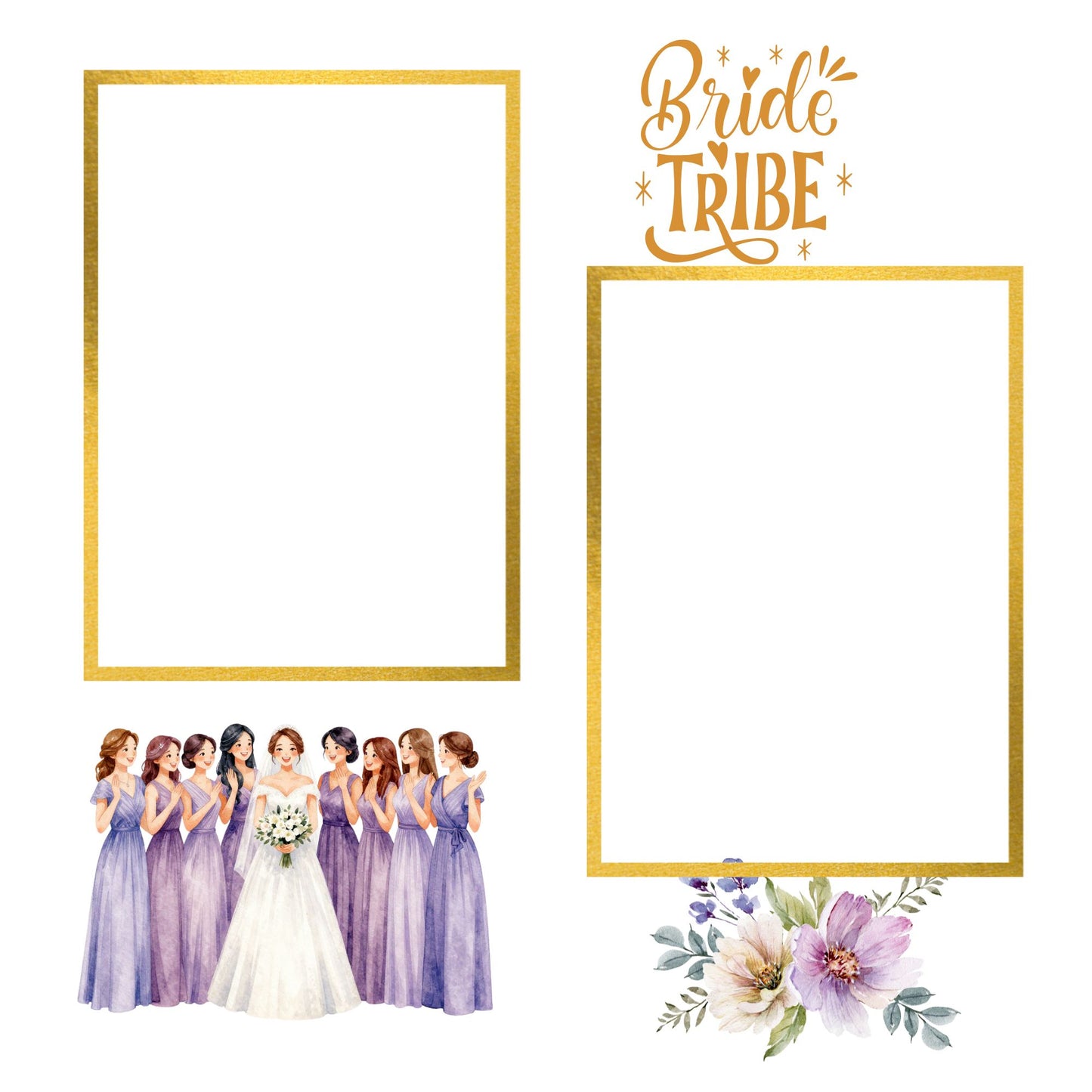 Wedding memory album in gold 12x12 size