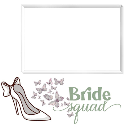 silver/grey wedding album 12x12