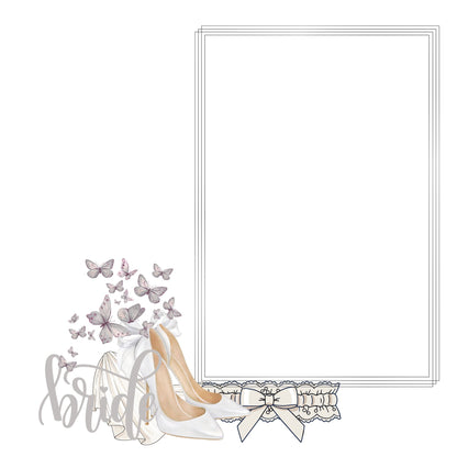 silver/grey wedding album 12x12