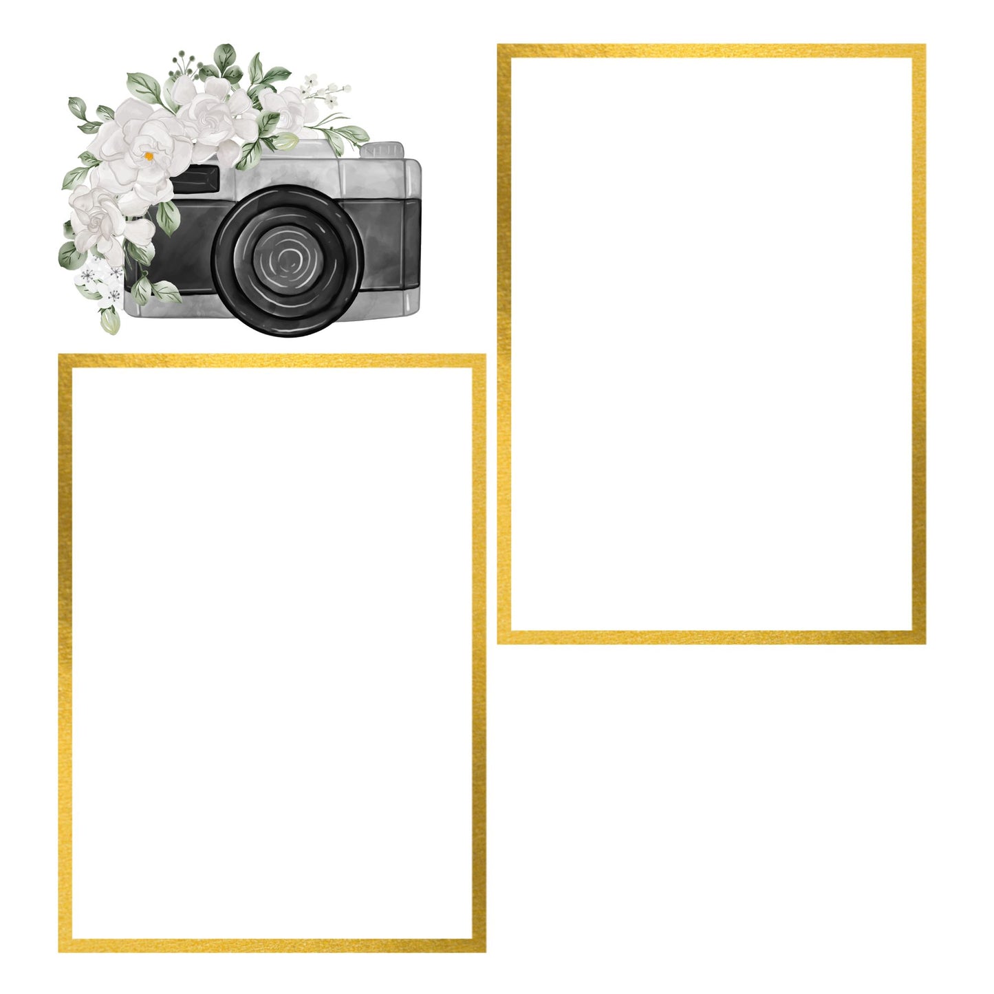 Wedding memory album in gold 12x12 size