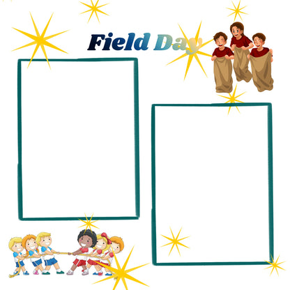 Package 2 for elementary school days memory album 12x12 size