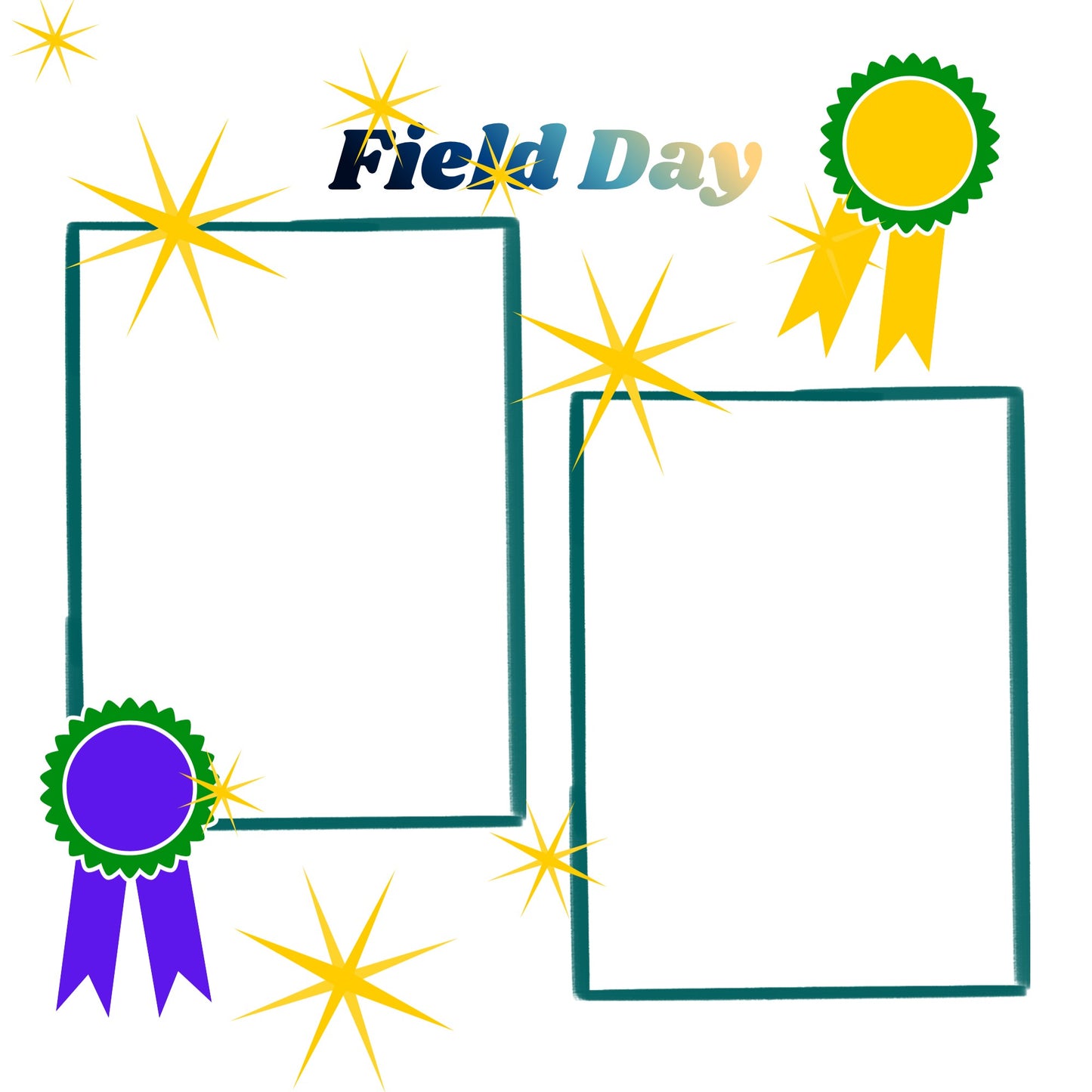 Package 2 for elementary school days memory album 12x12 size