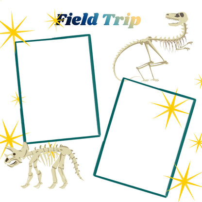 Package 2 for elementary school days memory album 12x12 size