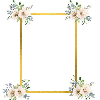 Wedding memory album in gold 12x12 size