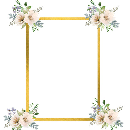 Wedding memory album in gold 12x12 size