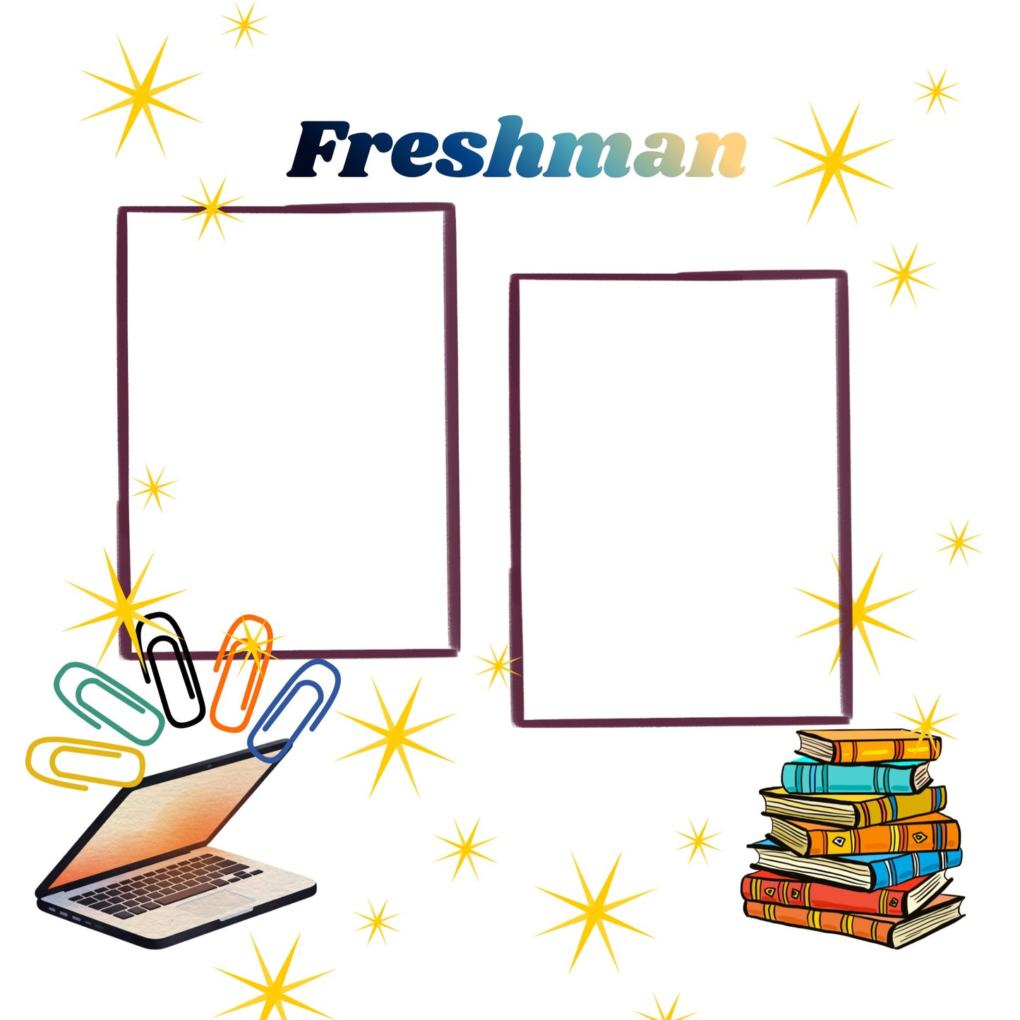 High school scrapbook pages 12x12 size