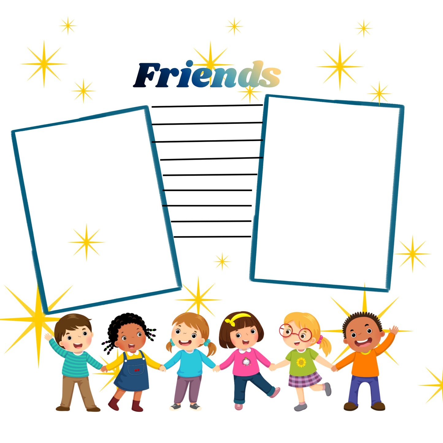 Package 2 for elementary school days memory album 12x12 size