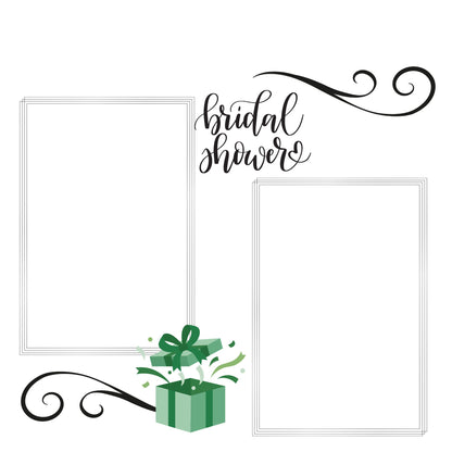 silver/grey wedding album 12x12