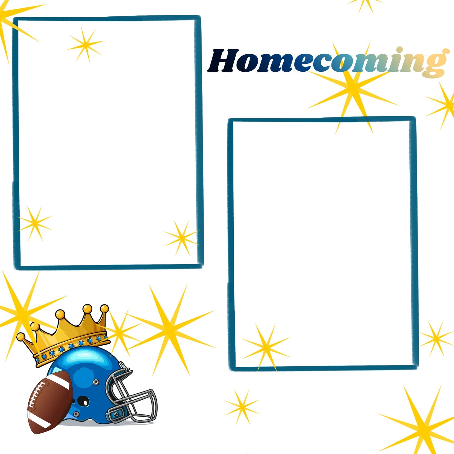 High school scrapbook pages 12x12 size