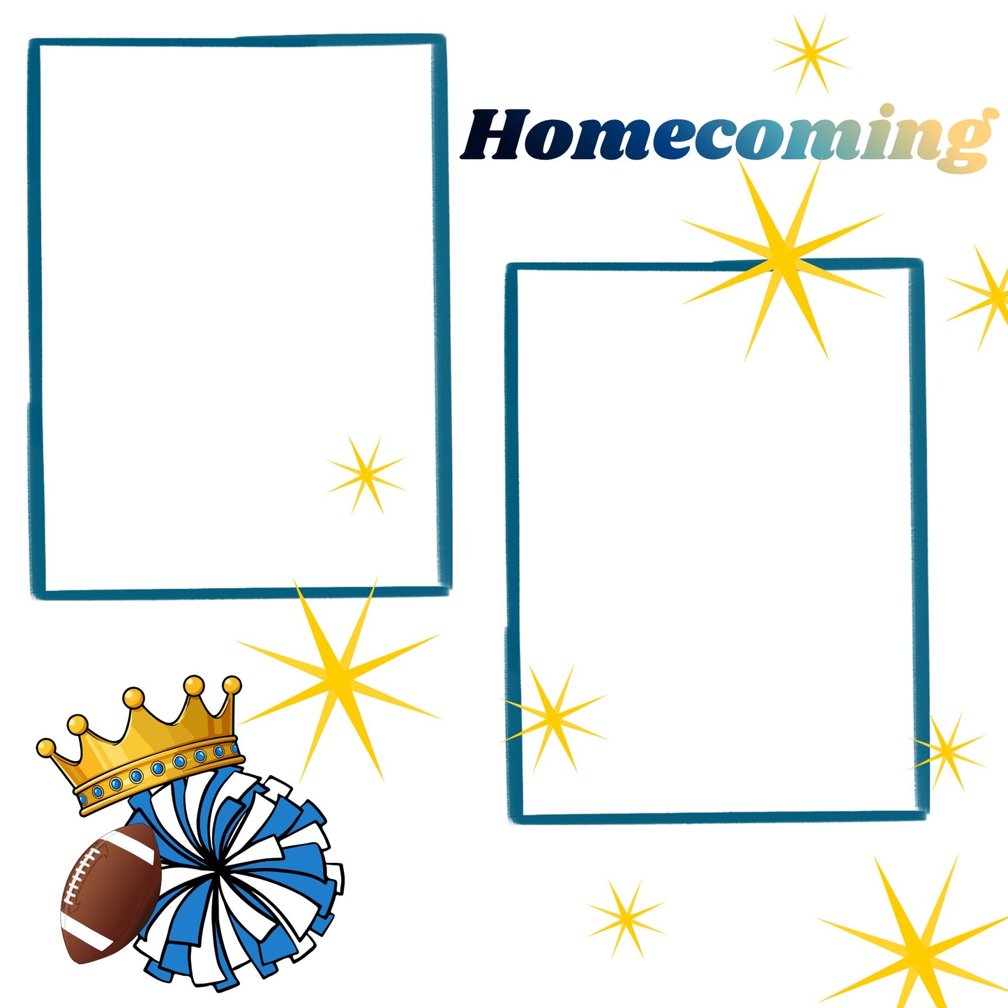 High school scrapbook pages 12x12 size