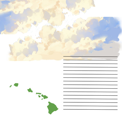 8X8 Hawaiian vacation memory album