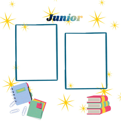 High school scrapbook pages 12x12 size