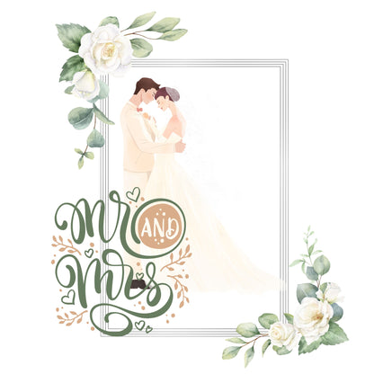 silver/grey wedding album 12x12