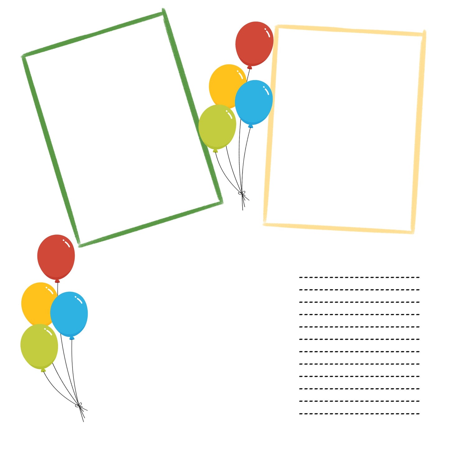Elementary school memory book pages 12x12 size