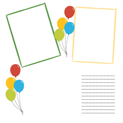 Elementary school memory book pages 12x12 size