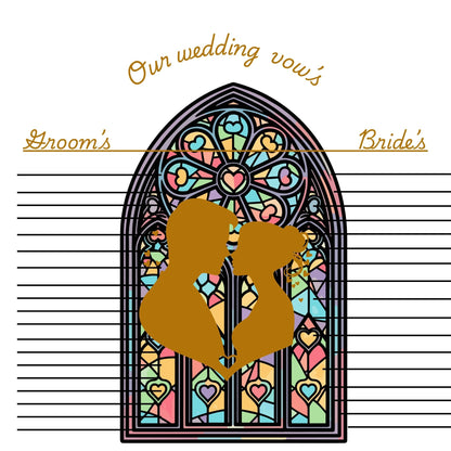 Wedding memory album in gold 12x12 size