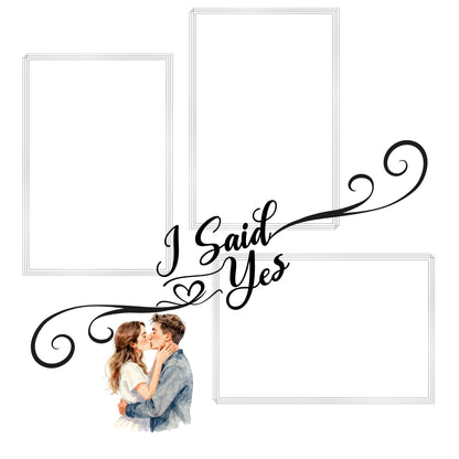 silver/grey wedding album 12x12
